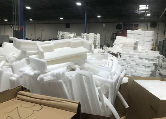 PE cutting trim waste
