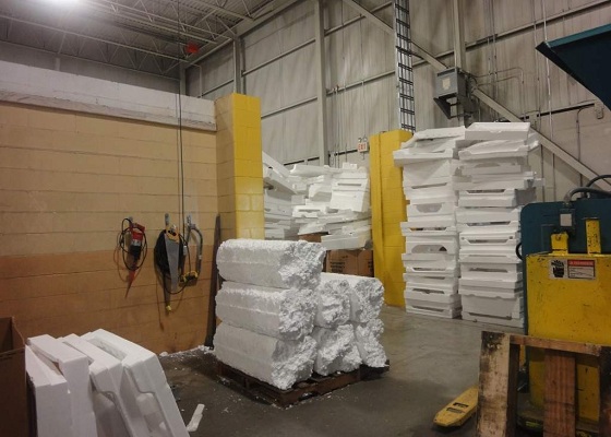 Canadian furniture manufacturer can provide better service to customers  because foam recycling